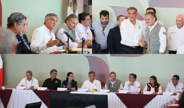Gobernador Américo Villarreal y director general del Infonavit Octavio Romero se reúnen con desarrolladores de viviendas; agilizarán programa de casas para Tamaulipas