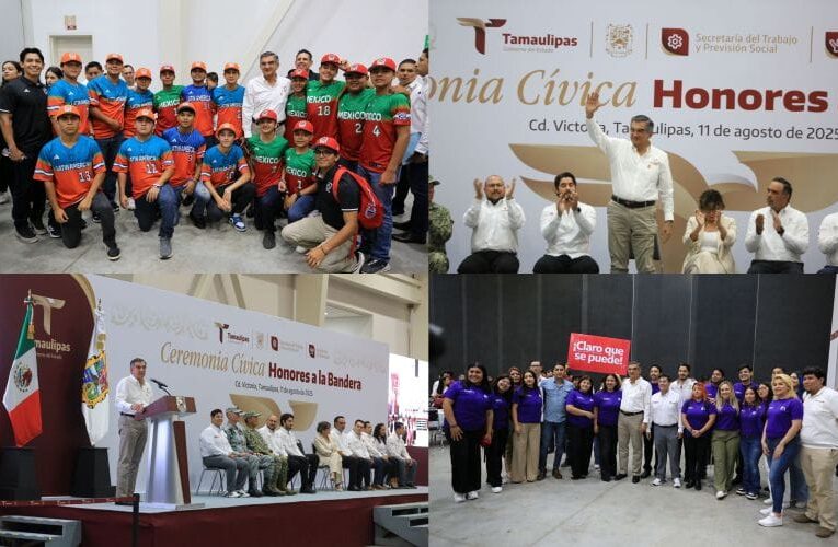 Américo reconoce a deportistas y jóvenes tamaulipecos