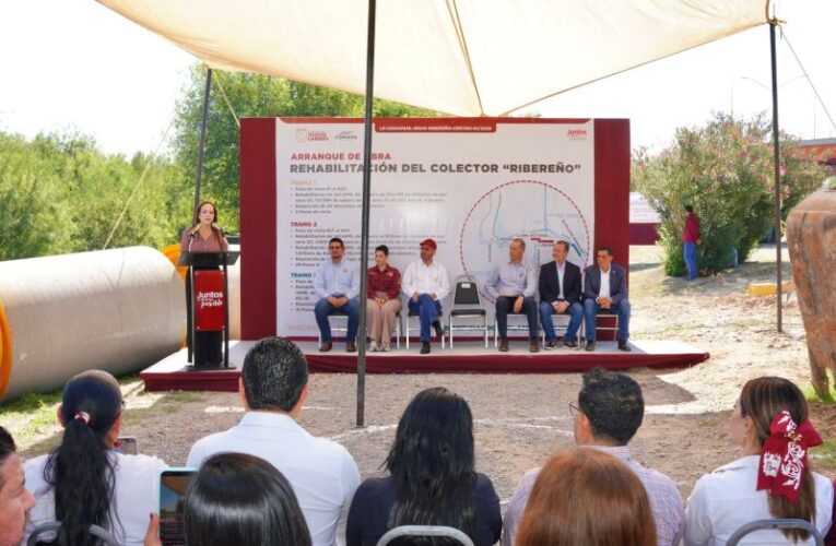 IMPULSA CARMEN LILIA CANTUROSAS HISTÓRICO ARRANQUE DE OBRAS HÍDRICAS PARA GARANTIZAR SANEAMIENTO DE IMPACTO BINACIONAL