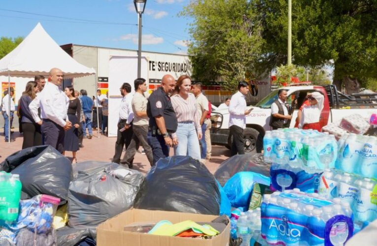 NUEVO LAREDO RESPONDE AL LLAMADO DE CARMEN LILIA CON MÁS DE 50 TONELADAS DE APOYO PARA COMUNIDADES AFECTADAS POR LAS LLUVIAS AL SUR DE TAMAULIPAS Y VERACRUZ