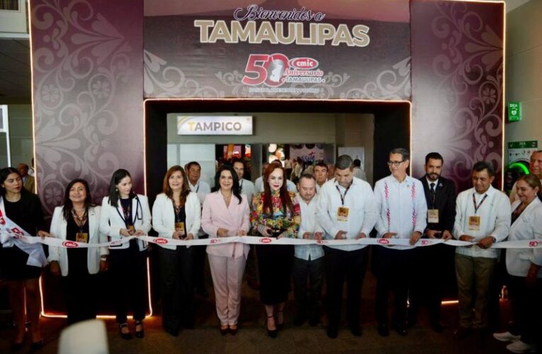 CARMEN LILIA CANTUROSAS PRESENTA EN TAMPICO LA TRANSFORMACIÓN DE NUEVO LAREDO COMO MODELO DE INFRAESTRUCTURA Y TURISMO SOSTENIBLE