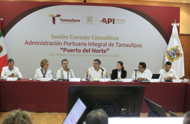 Reafirma Américo Villarreal apoyo al Puerto del Norte; será Tamaulipas principal frontera marítima del país