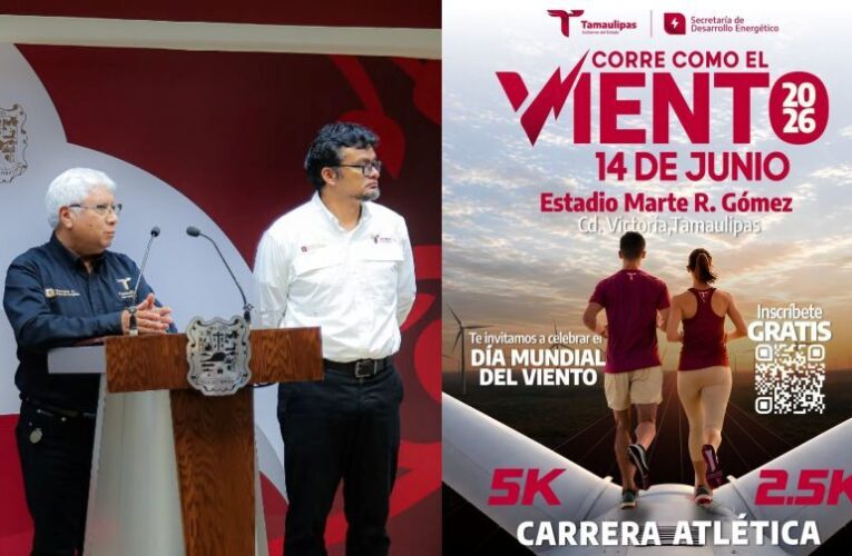 Con más de 2 mil corredores inscritos, se acerca la Carrera Atlética “Corre Como el Viento 2026” organizada por la SEDENER
