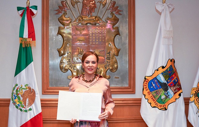 Carmen Lilia Canturosas Ejemplo en Tamaulipas; Pagará Este Año Deuda Histórica de 580 Mdp