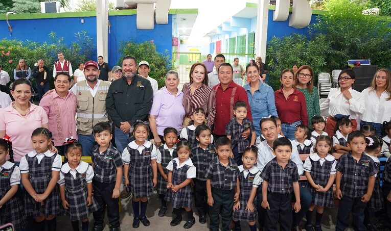 Gobierno de Carmen Lilia Canturosas Trasforma Escuelas de Educación Básica Con Inversión en Infraestructura