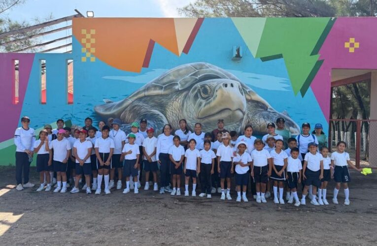 Fortalece Tamaulipas educación ambiental mediante liberación de crías de tortuga lora