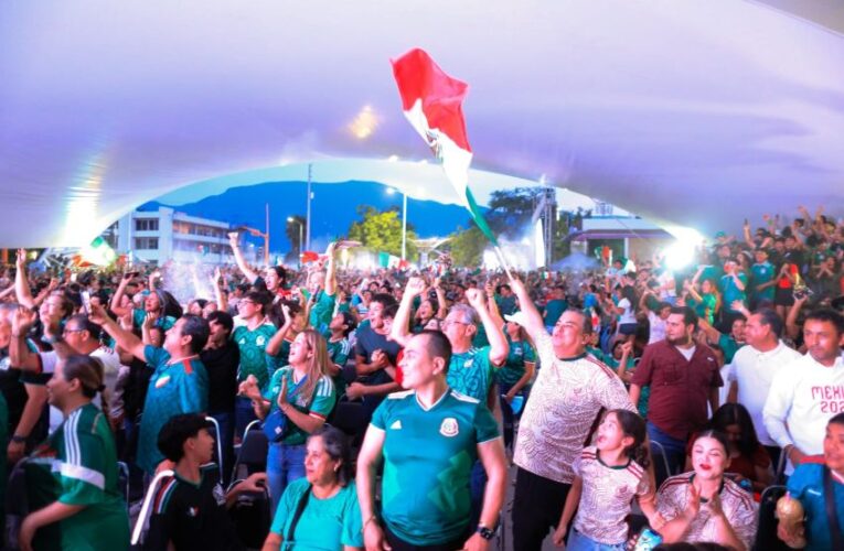 Reúne Fan Fest a más de 4 mil tamaulipecos para apoyar a la Selección Mexicana