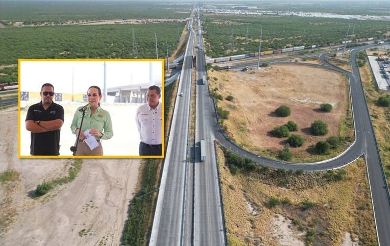 Carmen Lilia Canturosas Consolida a Nuevo Laredo Como Motor Logístico de México con Entrega de Carretera MEX II